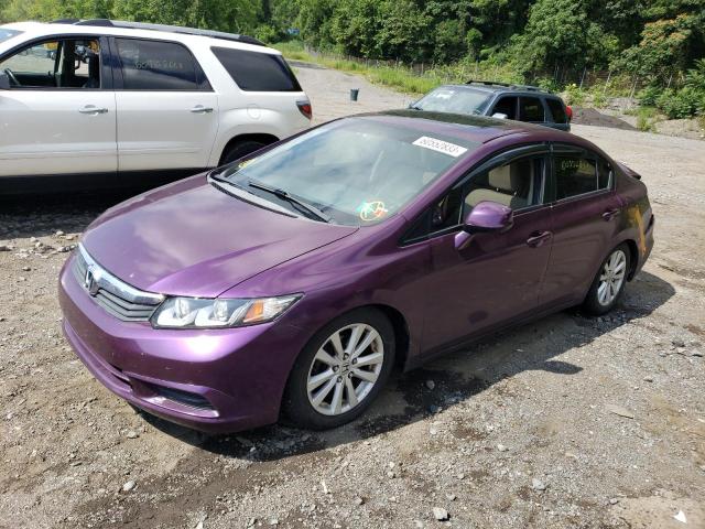 HONDA CIVIC EX 2012 with VIN 2HGFB2F89CH534967 - Photo from auction