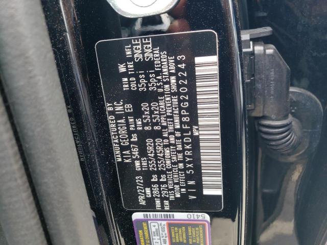 Photo 14 from auction – 2023 KIA SORENTO SX with VIN 5XYRKDLF8PG202243