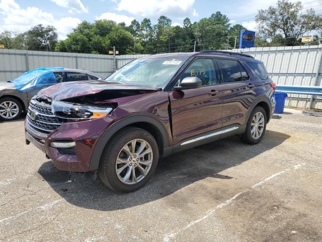 FORD EXPLORER X 2022 with VIN 1FMSK7DH2NGB24065 - Photo from auction