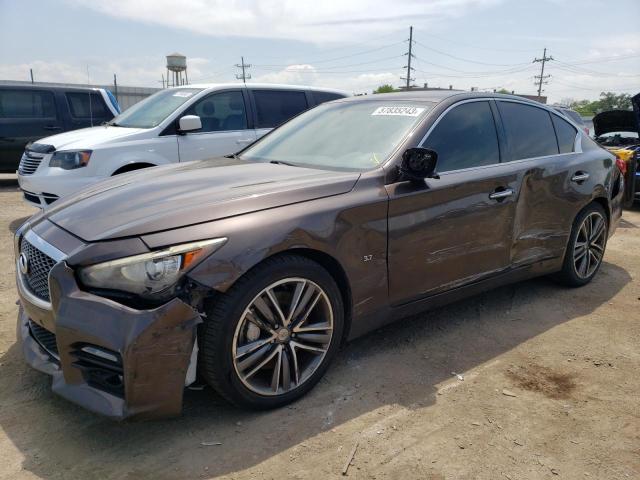 INFINITI Q50 BASE 2014 with VIN JN1BV7AR9EM693962 - Photo from auction