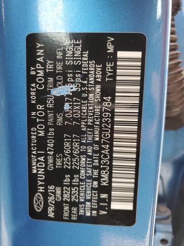 Photo 14 from auction – 2016 HYUNDAI TUCSON LIM with VIN KM8J3CA47GU239784