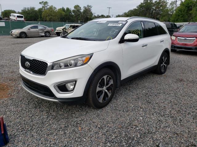 KIA SORENTO EX 2016 with VIN 5XYPH4A5XGG005526 - Photo from auction