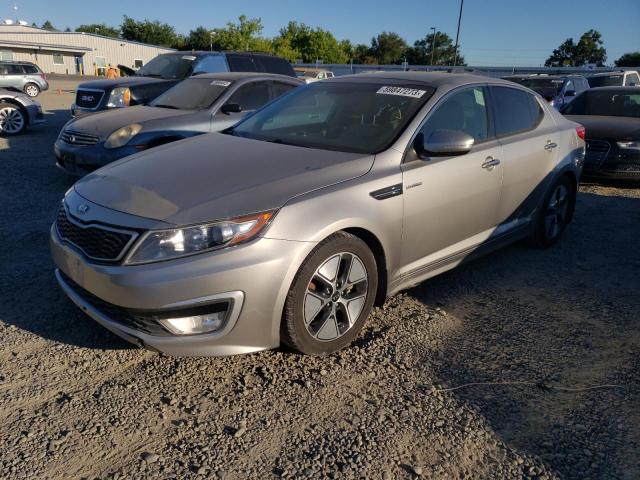 KIA OPTIMA HYB 2013 with VIN KNAGM4AD5D5048143 - Photo from auction