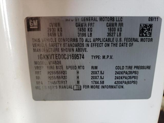 Фото 14 с аукциона – 2012 GMC ACADIA DEN с VIN 1GKKVTED0CJ169574