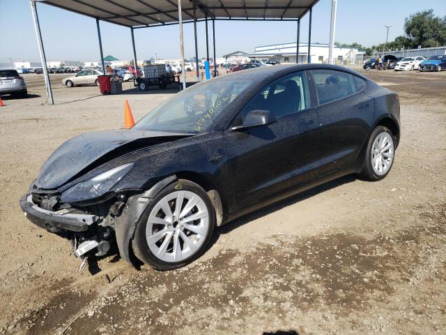 TESLA MODEL 3 2022 with VIN 5YJ3E1EAXNF304421 - Photo from auction