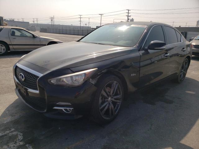 INFINITI Q50 BASE 2017 with VIN JN1CV7APXHM642784 - Photo from auction