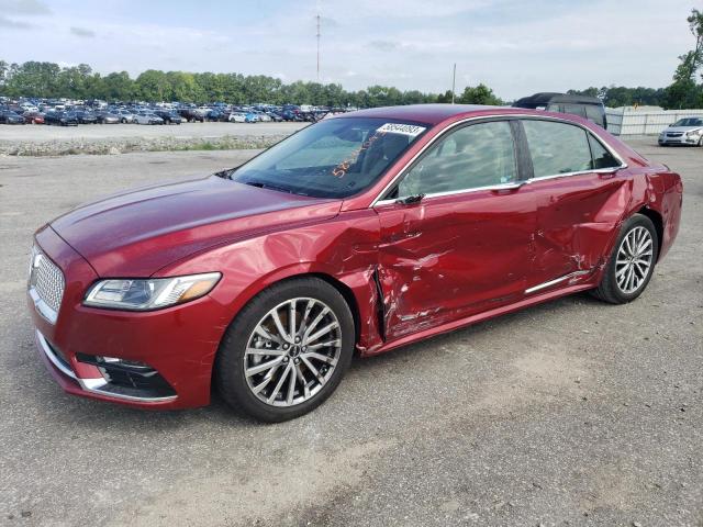 LINCOLN CONTINENTA 2017 with VIN 1LN6L9SKXH5626850 - Photo from auction