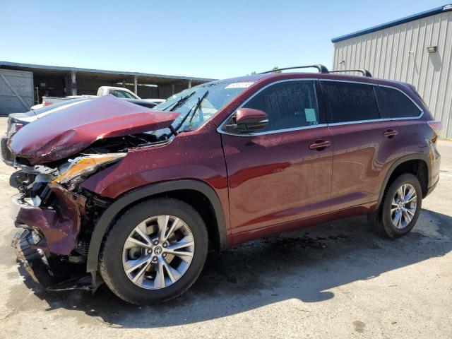TOYOTA HIGHLANDER 2016 with VIN 5TDZKRFH0GS173950 - Photo from auction