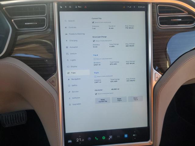 Photo 9 from auction – 2016 TESLA MODEL S with VIN 5YJSA1E28GF123725