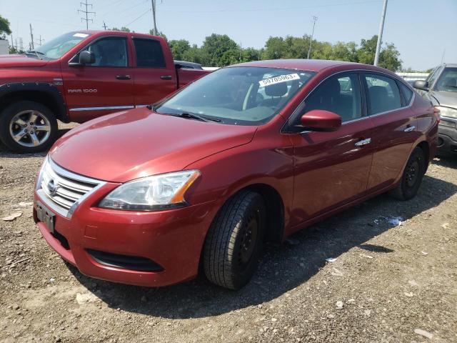 NISSAN SENTRA S 2015 with VIN 3N1AB7AP8FL685513 - Photo from auction