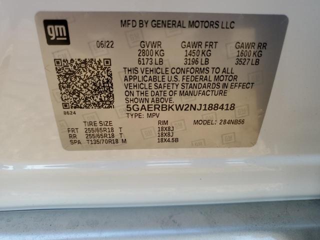 Photo 14 from auction – 2022 BUICK ENCLAVE ES with VIN 5GAERBKW2NJ188418