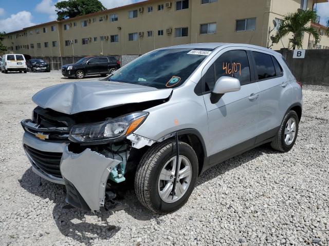 CHEVROLET TRAX LS 2020 with VIN 3GNCJKSB9LL161210 - Photo from auction