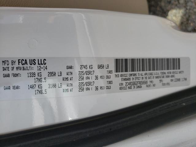 Photo 14 from auction – 2015 DODGE GRAND CARA with VIN 2C4RDGBG2FR650509