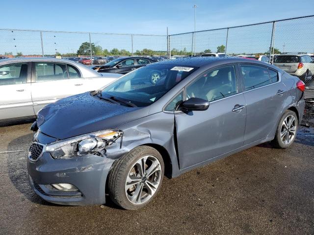 KIA FORTE EX 2014 with VIN KNAFX4A86E5104632 - Photo from auction