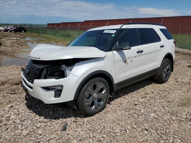FORD EXPLORER S 2018 with VIN 1FM5K8GT5JGC33293 - Photo from auction