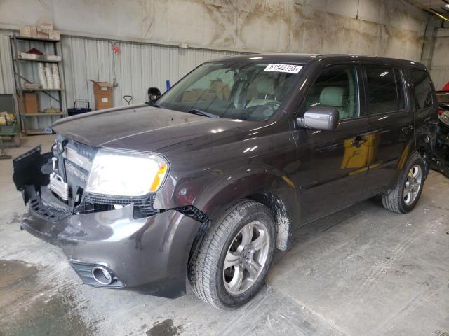 HONDA PILOT EXL 2013 with VIN 5FNYF4H59DB016455 - Photo from auction