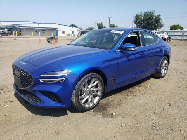 GENESIS G70 BASE 2022 with VIN KMTG34TA8NU094373 - Photo from auction