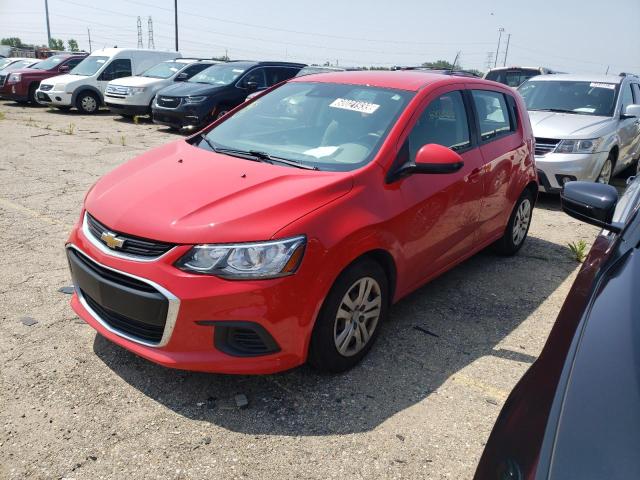 CHEVROLET SONIC 2020 with VIN 1G1JG6SB3L4124027 - Photo from auction