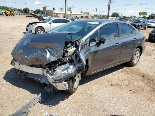 HONDA CIVIC LX 2013 with VIN 19XFB2F53DE026804 - Photo from auction