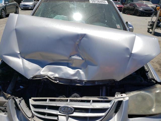 Photo 11 from auction – 2005 KIA SPECTRA LX with VIN KNAFE122655141369