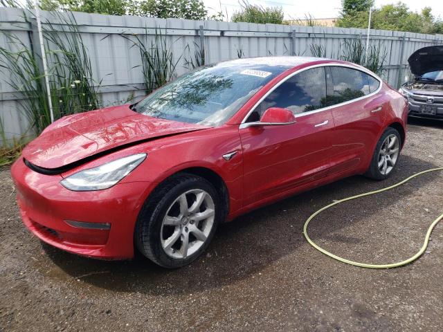 TESLA MODEL 3 2018 with VIN 5YJ3E1EA1JF022372 - Photo from auction