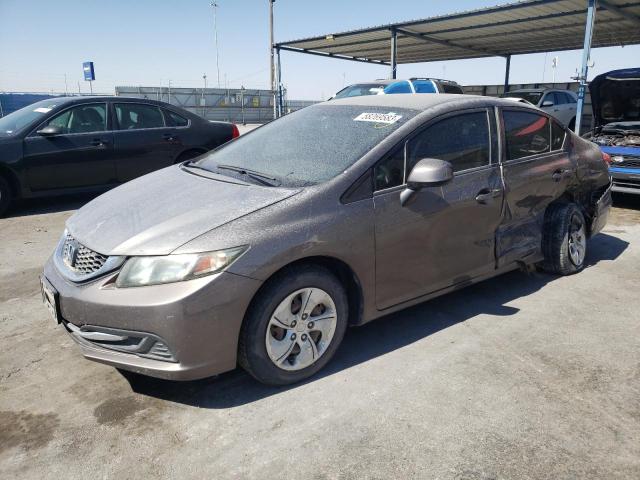 HONDA CIVIC LX 2013 with VIN 2HGFB2F56DH576469 - Photo from auction