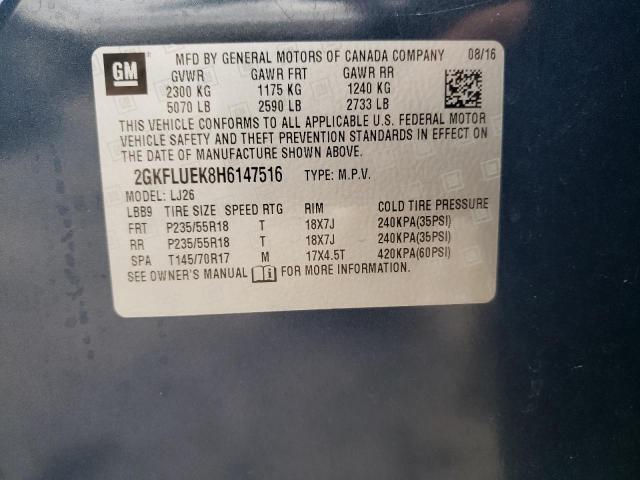 Photo 14 from auction – 2017 GMC TERRAIN SL with VIN 2GKFLUEK8H6147516