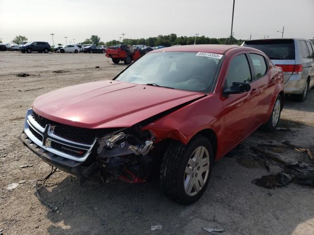 DODGE AVENGER SE 2014 with VIN 1C3CDZAB6EN144415 - Photo from auction