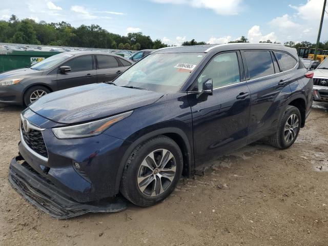 TOYOTA HIGHLANDER 2021 with VIN 5TDGZRBH8MS071316 - Photo from auction