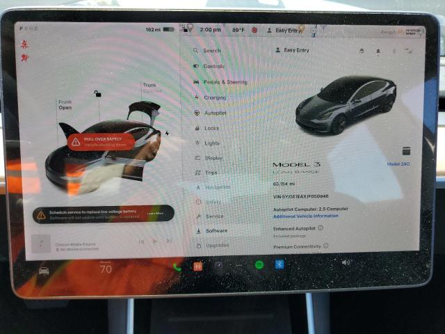 Photo 9 from auction – 2018 TESLA MODEL 3 with VIN 5YJ3E1EAXJF050946