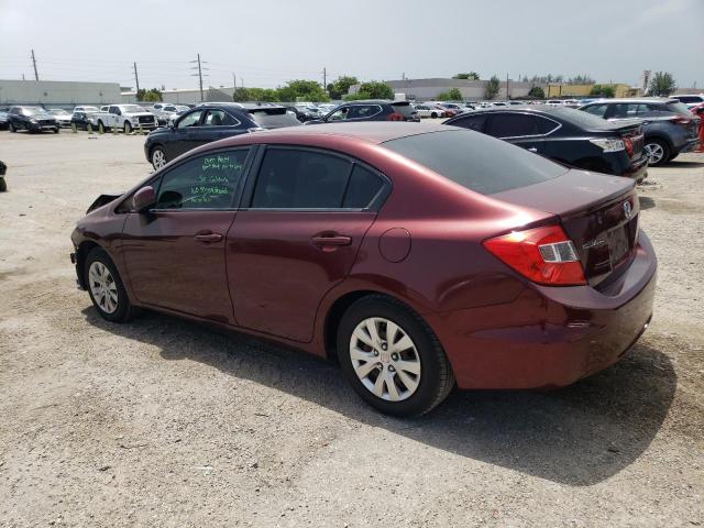 Photo 2 from auction – 2012 HONDA CIVIC LX with VIN 2HGFB2F50CH534894
