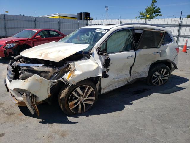 HONDA PILOT ELIT 2017 with VIN 5FNYF6H07HB026584 - Photo from auction