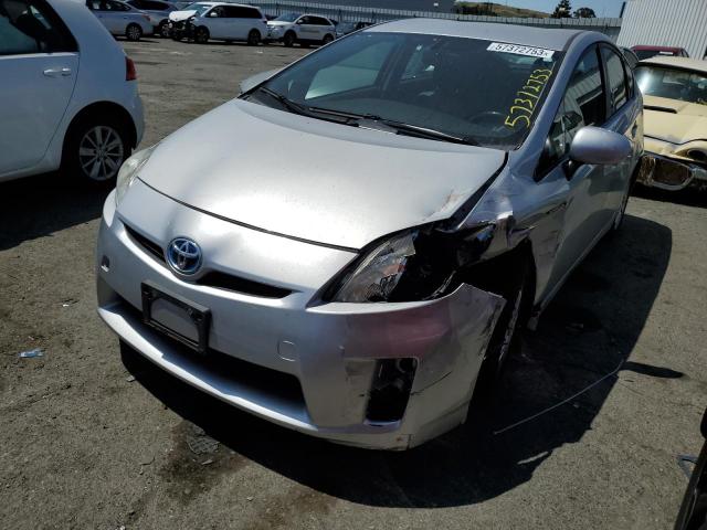 TOYOTA PRIUS 2010 with VIN JTDKN3DUXA1002147 - Photo from auction