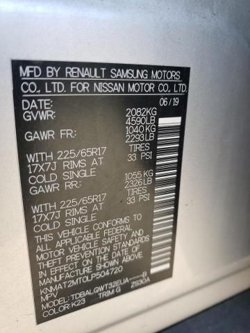 Photo 14 from auction – 2020 NISSAN ROGUE S with VIN KNMAT2MT0LP504720