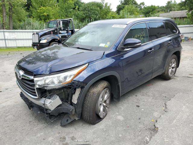 TOYOTA HIGHLANDER 2015 with VIN 5TDJKRFHXFS175247 - Photo from auction