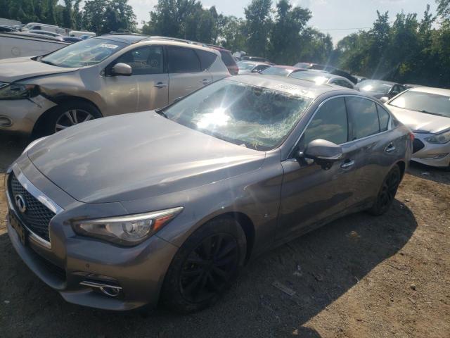 INFINITI Q50 BASE 2016 with VIN JN1CV7AR8GM251892 - Photo from auction