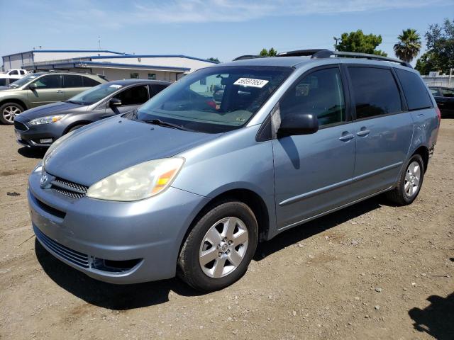 TOYOTA SIENNA CE 2004 with VIN 5TDZA23C74S190565 - Photo from auction