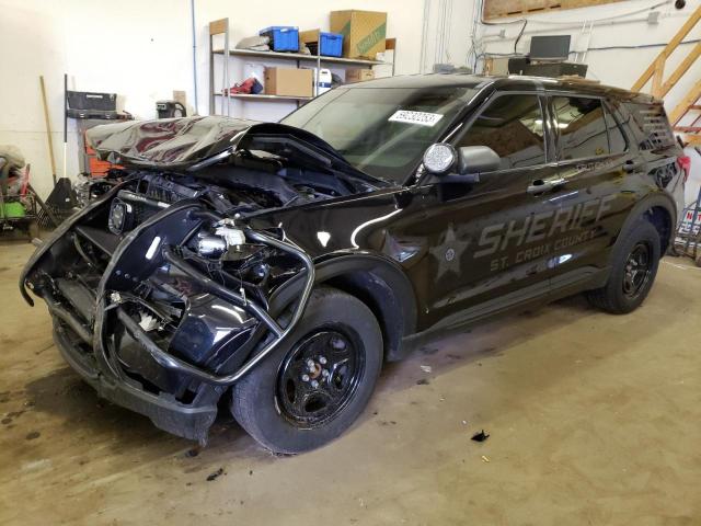 FORD EXPLORER P 2021 with VIN 1FM5K8ABXMGB53816 - Photo from auction