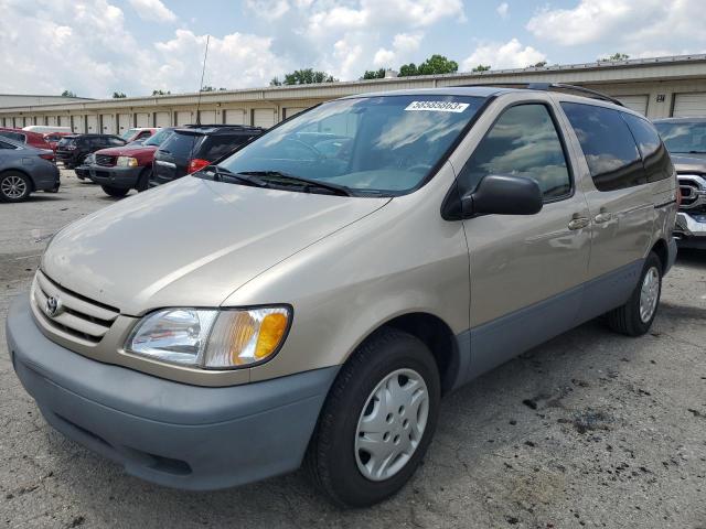 TOYOTA SIENNA LE 2002 with VIN 4T3ZF13C22U425588 - Photo from auction
