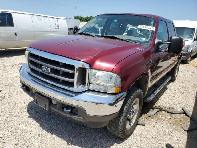 FORD F250 SUPER 2004 with VIN 1FTNW21P54ED57582 - Photo from auction