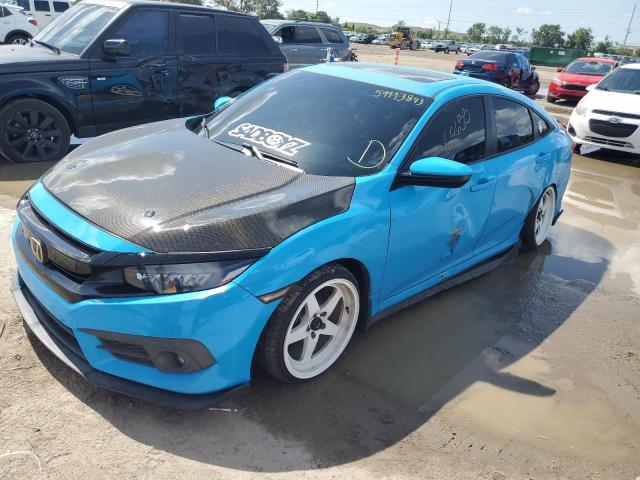 HONDA CIVIC EX 2017 with VIN 19XFC2F76HE063138 - Photo from auction