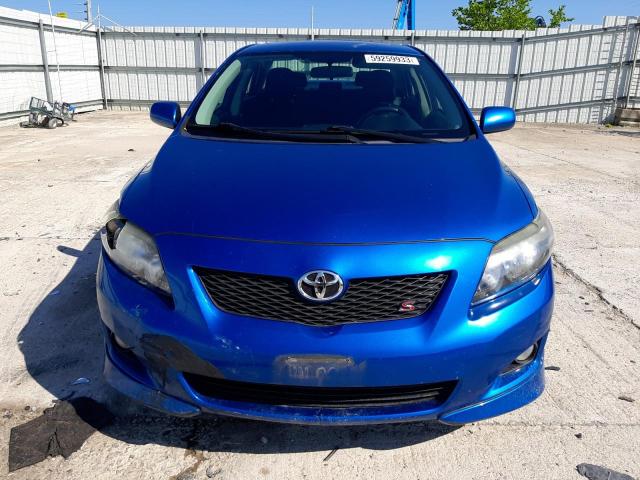 Photo 5 from auction – 2009 TOYOTA COROLLA BA with VIN 2T1BU40E69C109677