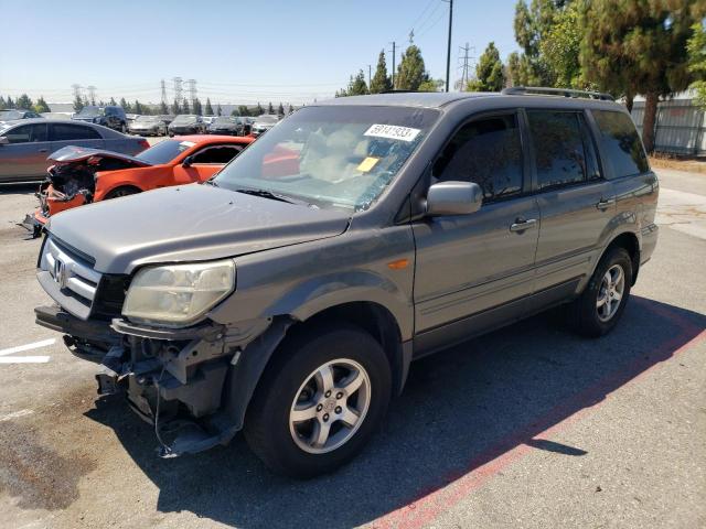 HONDA PILOT EX 2007 with VIN 5FNYF28447B015696 - Photo from auction