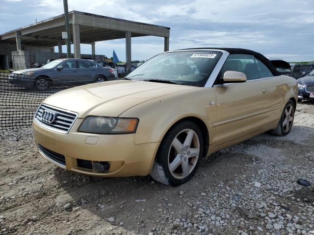 AUDI A4 1.8 CAB 2003 with VIN WAUAC48H63K023351 - Photo from auction