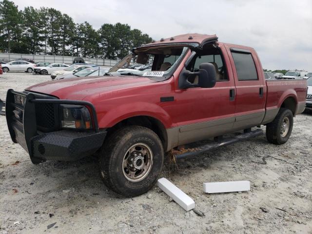 FORD F250 SUPER 2002 with VIN 1FTNW21S02EB90520 - Photo from auction