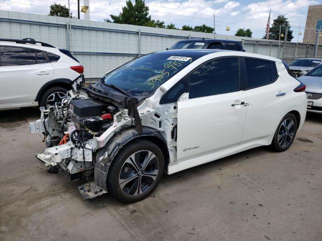 NISSAN LEAF S 2018 with VIN 1N4AZ1CPXJC315886 - Photo from auction