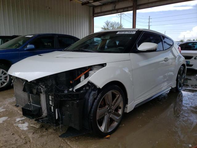 HYUNDAI VELOSTER T 2013 with VIN KMHTC6AE1DU140599 - Photo from auction