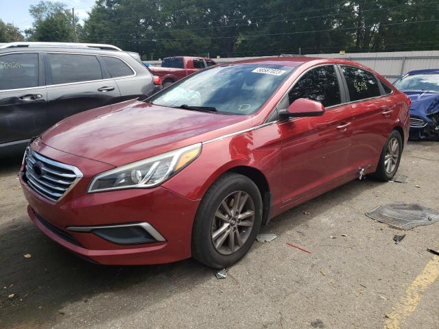 HYUNDAI SONATA SE 2016 with VIN 5NPE24AF6GH287559 - Photo from auction