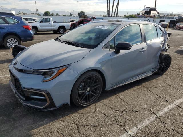 TOYOTA COROLLA SE 2022 with VIN 5YFM4MCE1NP127504 - Photo from auction