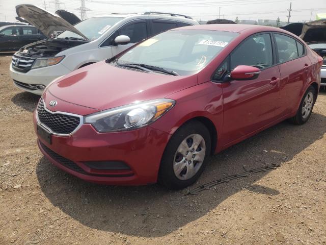 KIA FORTE LX 2015 with VIN KNAFX4A65F5370899 - Photo from auction